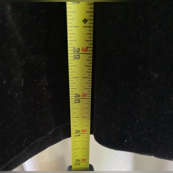 LAUREN by R.L. Black Velvet-like Pants Straight Leg, Top Slip Pockets; Size 18W - Picture 10 of 10